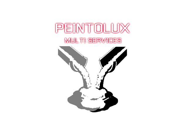 PeintoluxMultiServices.com - Footer Logo with White Letters